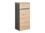 Unterschrank Memphis Artisan Eiche/grau 40/90/31 cm