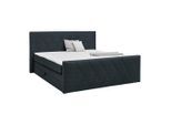 Boxspringbett Josie B Graphitfarben Ca. 160x200cm 160/200 cm Graphitfarben