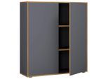 Aktenschrank Salia B100 Anthrazit, Honigeiche