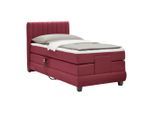 Boxspringbett Dixon Weinrot Ca. 90x200cm 90/200 cm Weinrot