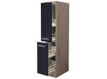 Apothekerschrank Anthrazit/eiche