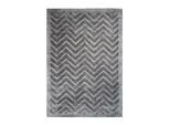 Flachwebeteppich Luxury 410 Grau/anthr 120x170 120/170 cm