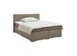 Boxspringbett Mira 2 Taupe Ca. 180x200cm 180/200 cm Taupe