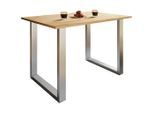 Esstisch Xona Metall, Holzwerkstoff 140/50/76 cm