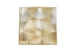 Wanddeko Dhalia Goldfarben Ca. 80x80cm 80/2,5/80 cm