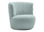 Sessel Jasima Hellblau Drehbar Chenille Hellblau