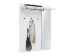 Garderobenpaneel Dallas Weiss 120/149/30 cm