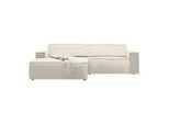Wohnlandschaft Loft Creme Samt Creme