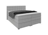 Boxspringbett Fano Grau Ca. 200x200cm 200/200 cm Grau