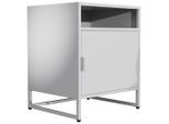 Nachttisch Flokas L 45/55/40 cm Weiss