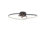 Led-deckenleuchte Ellu Schwarz Max. 24 Watt