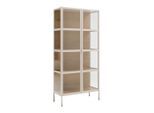 Vitrine Amy Eichefarben/beige 80/172/35 cm ,