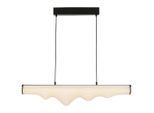 Led-hängeleuchte Laseri Schwarz/weiß Max. 21 Watt 90/6,5/120 cm