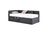 Bett Remi Graphitfarben Ca. 90x200cm