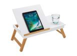 Laptoptisch In Weiss/naturfarben Naturfarben, Weiss
