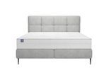 Boxspringbett Positano 160/200 cm Silberfarben