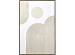 Keilrahmenbild Denise In Weiss/beige Ca. 60x90cm 60/90 cm