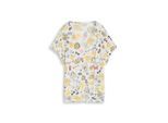 TOM TAILOR Damen Crinkle T-Shirt mit Muster, weiß, Gemustert, Gr. M
