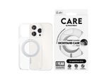 CARE BY PANZERGLASS Handyhülle "Kickstand Case mit MagSafe für Apple iPhone 15 Pro", transparent, B:11cm H:2cm T:19,5cm, Hüllen, Backcover, Schutzhülle, Handyschutzhülle, Case, Schutzcase, stoßfest