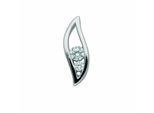 Kettenanhänger ADELIA´S "Anhänger 925 Silber mit Zirkonia – Silberanhänger", silber, Schmuckanhänger, Damen, mit Zirkonia, Silber 925 (Sterlingsilber), Kettenanhänger, Silberanhänger