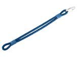 Armband ADELIA´S "Unisex Armband – Textilarmband aus Leder 22 cm", blau, Armbänder, Damen, 22cm, Leder, Armband, Ideal zum Verschenken – schlicht und stilvoll