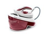 Tefal , Weiß, Weinrot , Metall, Kunststoff , 1800 ml , 21x26x36 cm , Wassertank abnehmbar, Schlauchaufbewahrungsfach, leichtgleitende Bügelsohle ,