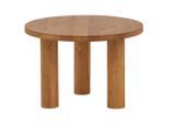 Livetastic , Eichefarben , Holz , massiv , rund , 60x35x60 cm ,