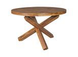 Mid.you , Sheeshamfarben , Holz , Sheesham , massiv , rund , 120x75x120 cm , Esszimmer, Esszimmertische, Esstische, Holztische, Holztische massiv