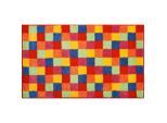 Grund , Mehrfarbig , Textil , Karo , rechteckig , 65x115 cm , Oeko-Tex® Standard 100, Made in Europe , Heimtextilien, Badtextilien, Badematten, Badematten