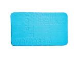 Grund , Blau , Textil , Abstraktes , rechteckig , 65x115 cm , Oeko-Tex® Standard 100, Made in Europe , Heimtextilien, Badtextilien, Badematten, Badematten