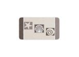 Grund , Taupe , Textil , Muschel , rechteckig , 65x115 cm , Oeko-Tex® Standard 100, Made in Europe , Heimtextilien, Badtextilien, Badematten, Badematten