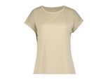 Funktionsshirt ICEPEAK "Icepeak T-shirt Brownfield", Damen, Gr. XL, kitt, Stoff, 100% Polyester, normal, Rundhals, Shirts Funktionsshirt