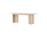 Livetastic , Weiß , Holz , Eiche, Pappel , Sperrholz , oval , 100x75x220 cm ,