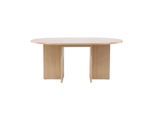 Livetastic , Eichefarben , Holz , Pappel , rund , 120x74x120 cm ,