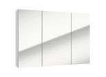 P & B , Holzwerkstoff , 4 Fächer , 85x60x15 cm , Soft-Close-System , Badezimmer, Badezimmermöbel, Badezimmerschränke, Spiegelschränke