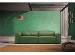 2,5-Sitzer EGOITALIANO "Beverly, Designsofa mit erstklassigem Sitzkomfort und tollen Details", grün, B:242cm H:95cm T:109cm, Sofas, 2 5-Sitzer, Breite 242 cm, verstellbare Kopfteile