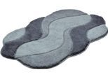 Badematte GRUND Gr. 5, grau, rund (80cm x 140cm ), 1 Stk., Badematten, Badematte