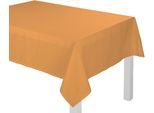 Tischdecke ADAM "Uni Collection" Gr. 3, gelb (curry), B:130cm L:190cm, Bio-Baumwolle, Tischdecken, Tischdecke, aus 100% Bio-Baumwolle