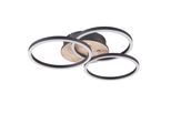 LED-Deckenleuchte Circle Braun max. 27 Watt Deckenlampe