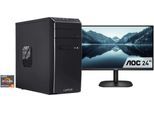 CAPTIVA Business-PC-Komplettsystem "Power Starter R98-530 TFT Bundle", Energieeffizienz: E, schwarz, Microsoft Windows 11 Home (64 Bit), 8 GB RAM 1.000 GB SSD, Computer_Komplettsysteme, Business-PC-Komplettsystem