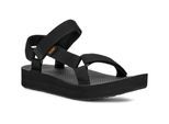 Sandale TEVA "Midform Universal", Damen, Gr. 37, schwarz, Textil, Schuhe Sandale, mit Klettverschluss