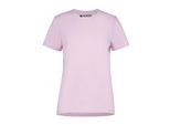 Funktionsshirt DACHSTEIN "Dachstein T-shirt Lech", Damen, Gr. L, rosa (rosenrot), Stoff, 100% Polyester, normal, Shirts Funktionsshirt