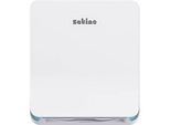 Satino Falthandtuchspender HYGINITY S, für bis zu 2 Falthandtücher-Packungen mit Z-Falzung/W-Falzung, B 301 x T 128 x H 343 mm, ABS-Kunststoff, weiss