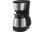 HANSEATIC Filterkaffeemaschine "HCM9001TJSD", schwarz (schwarz, edelstahl), 1 l, 8, Kaffeemaschinen, inkl. 3 Jahre Herstellergarantie, Filterkaffeemaschine