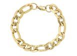 Armband ADELIA´S "Unisex Armband aus Edelstahl 21 cm", gold, Armbänder, Damen, 21cm, Edelstahl, Armband, Perfekt zum Verschenken an besondere Menschen