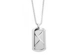 Kette mit Anhänger ADELIA´S "Unisex Edelstahl Halskette mit Anhänger unbekannt cm", silber, Halsketten, Damen, unbekannt, Edelstahl
