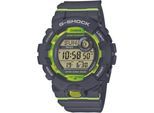 Smartwatch CASIO G-SHOCK "GBD-800", grau (anthrazit, neongrün, grau), Smartwatches, Herren, Smartwatch, Quarzuhr,ArmbanduhrHerrenuhr,Schrittzähler,bis 20bar wasserd. digital