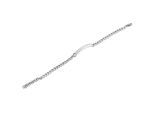 Armband ADELIA´S "Damen Armband – Panzerarmband aus Edelstahl 18 cm", silber, Armbänder, Damen, 18cm, Edelstahl, Armband, Zum Verschenken – ideal zum Valentinstag