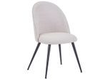 Stuhl Lotte Beige Leinenoptik