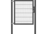 Zauneinzeltür ALBERTS "Flexo Plus", grau (anthrazit), B:100cm H:120cm, Stahl, Tore, Zauneinzeltür, verschiedene Abmessungen